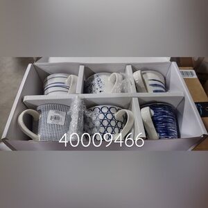 Royal Doulton Pacific Accent Mugs, Set of 6, NEW